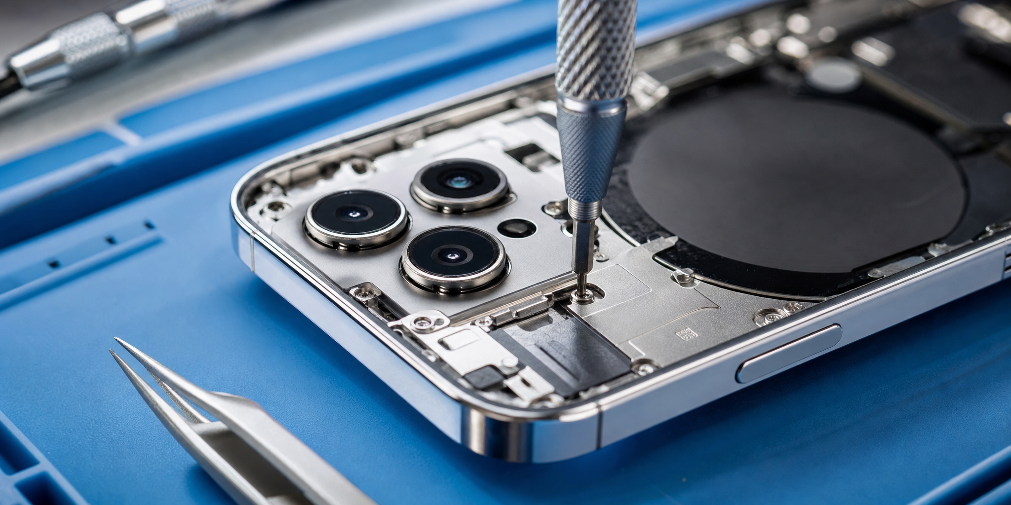 Dépannage iPhone 16 Pro : Remplacement Rapide du Châssis Titane
