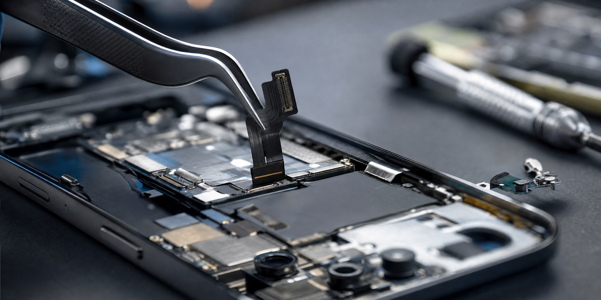 Remplacement nappe volume iPhone 14 Pro à Hellemmes : l'expertise Mobile House