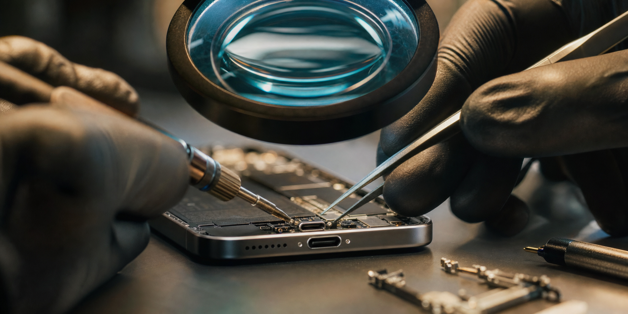 Réparation du Port USB-C de l'iPhone 17 à Hellemmes : Service Express Mobile House