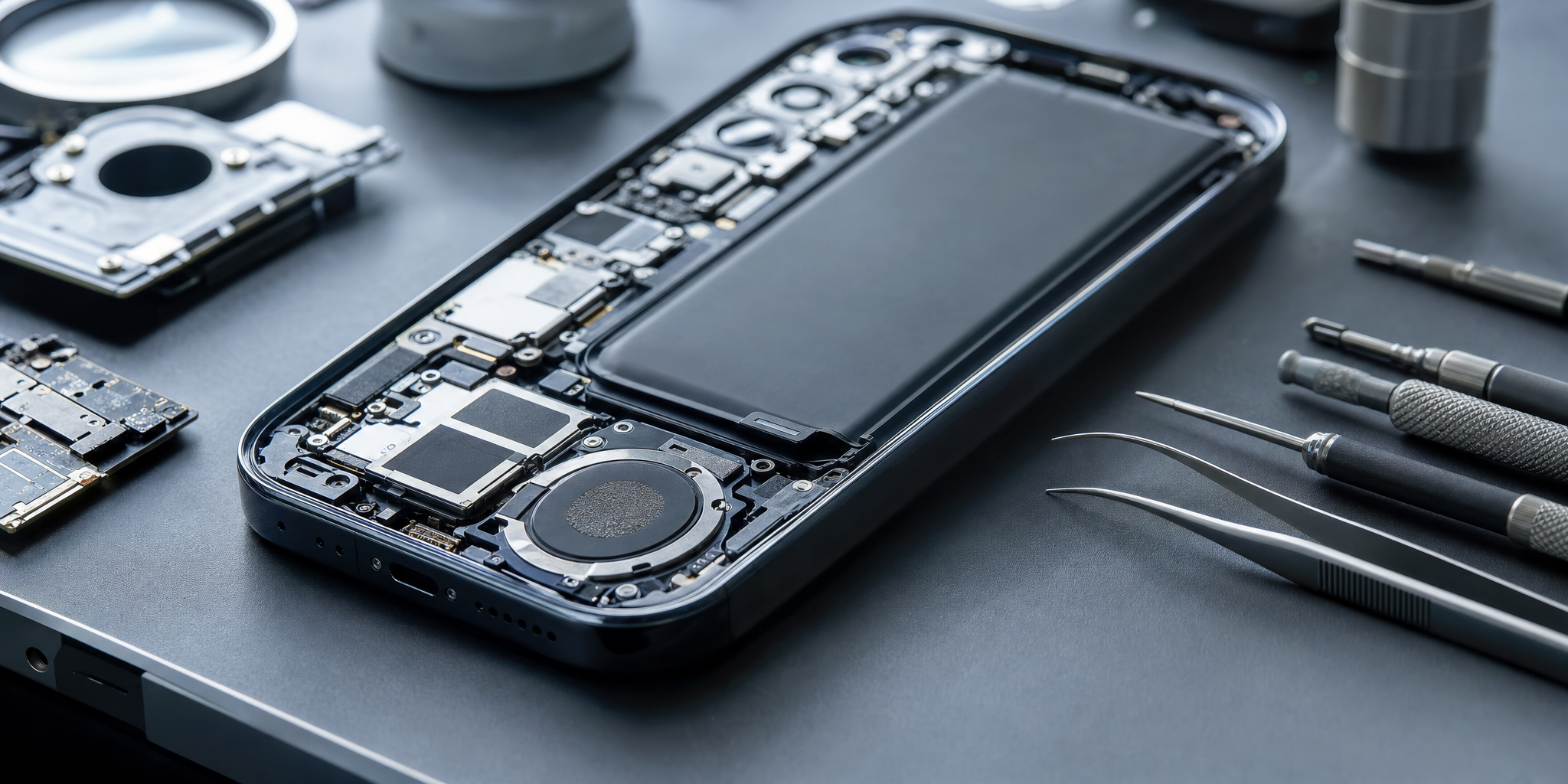 Dépannage iPhone 17 Pro : remplacement haut-parleur rapide à Villeneuve-d'Ascq