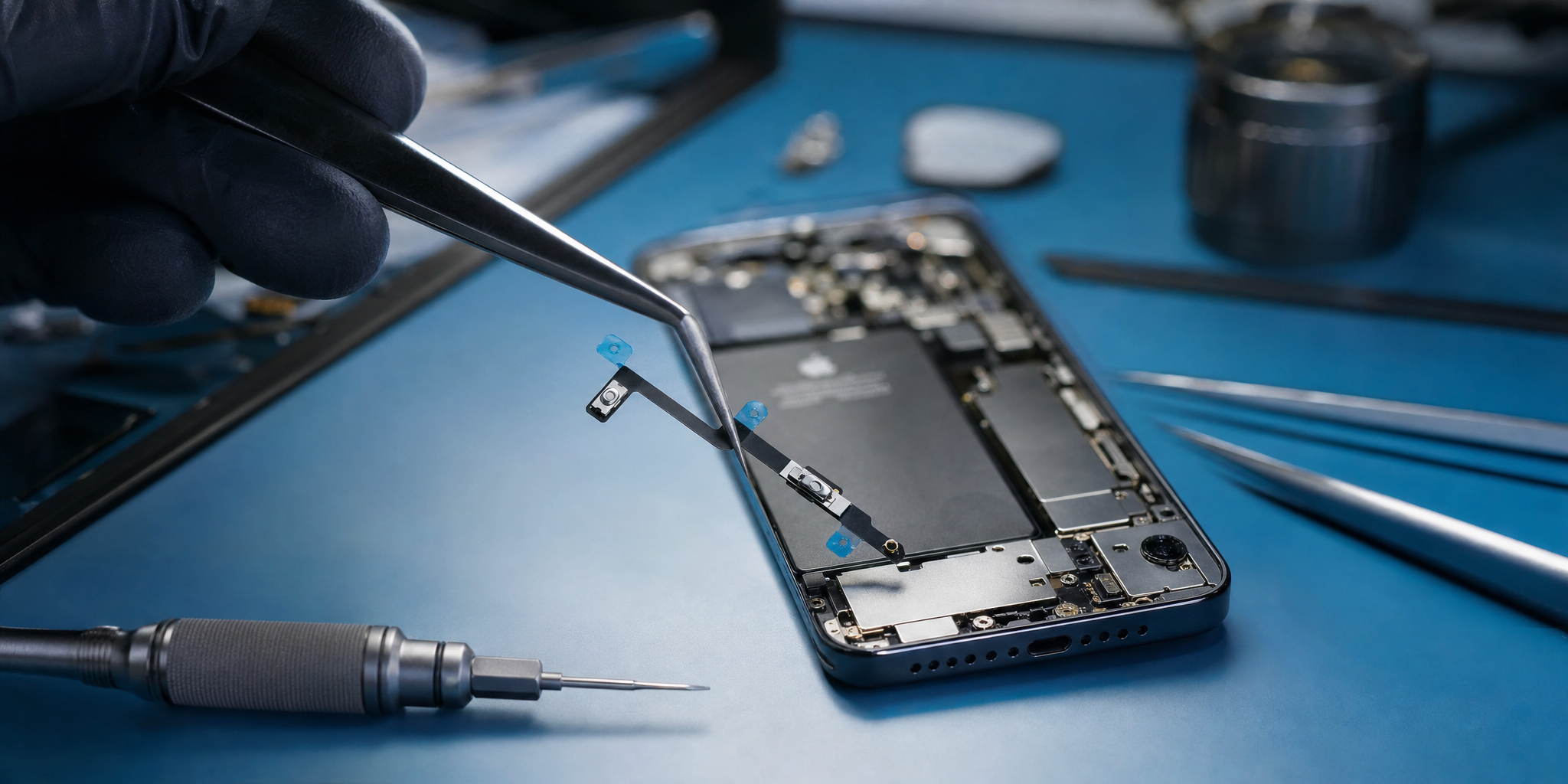 Express iPhone 14 : Changement de la Nappe Volume par nos Experts