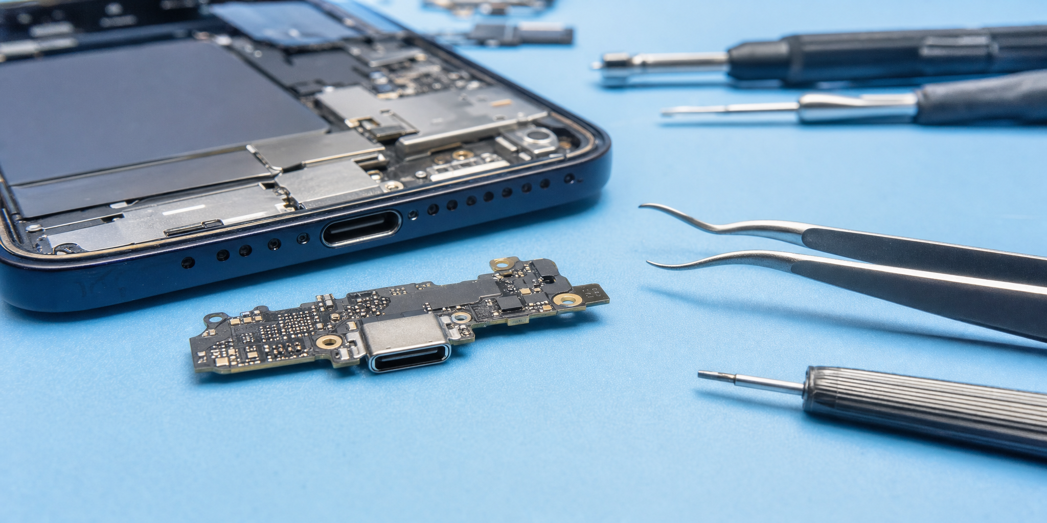 Dépannage iPhone 17 : changement de connecteur de charge rapide