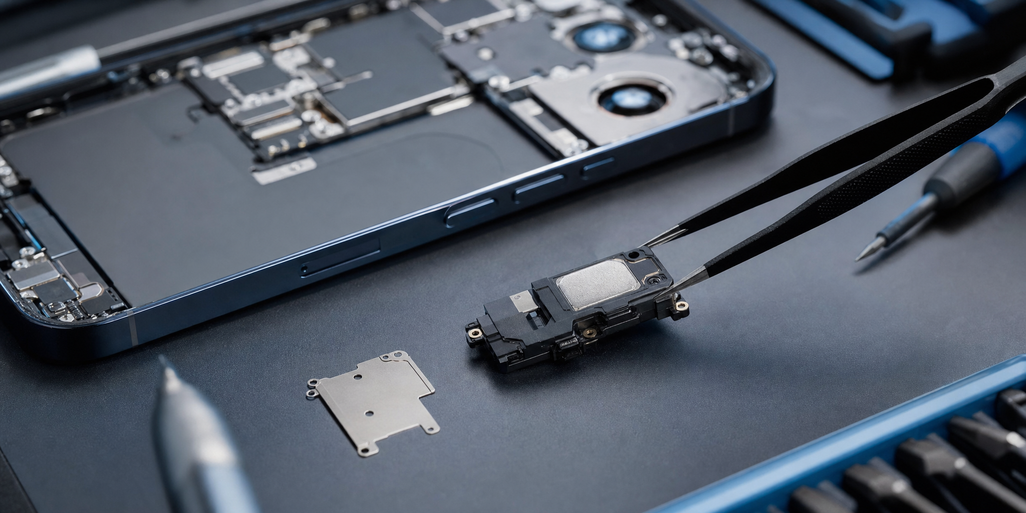Dépannage iPhone 14 Pro : Remplacement Rapide du Haut-Parleur à Loos
