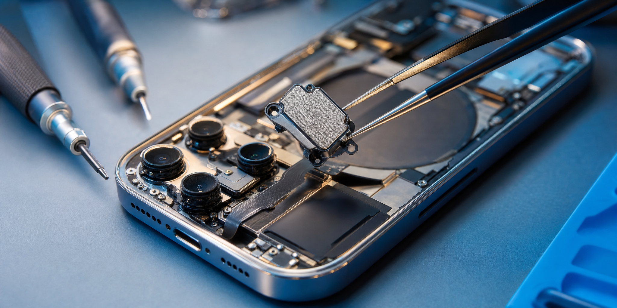 Dépannage iPhone 13 Pro : Remplacement Rapide du Haut-Parleur à Marcq-en-Barœul