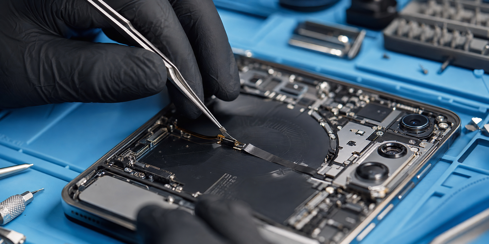 Réparation et Changement de Nappe Volume iPhone 17 Pro à Roubaix : Service Express