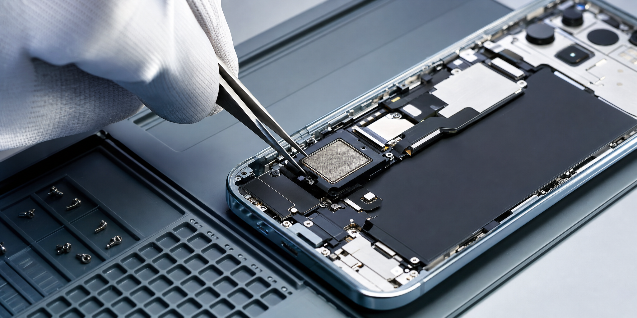 Direct iPhone 17 : Remplacement du haut-parleur à Tourcoing par nos experts