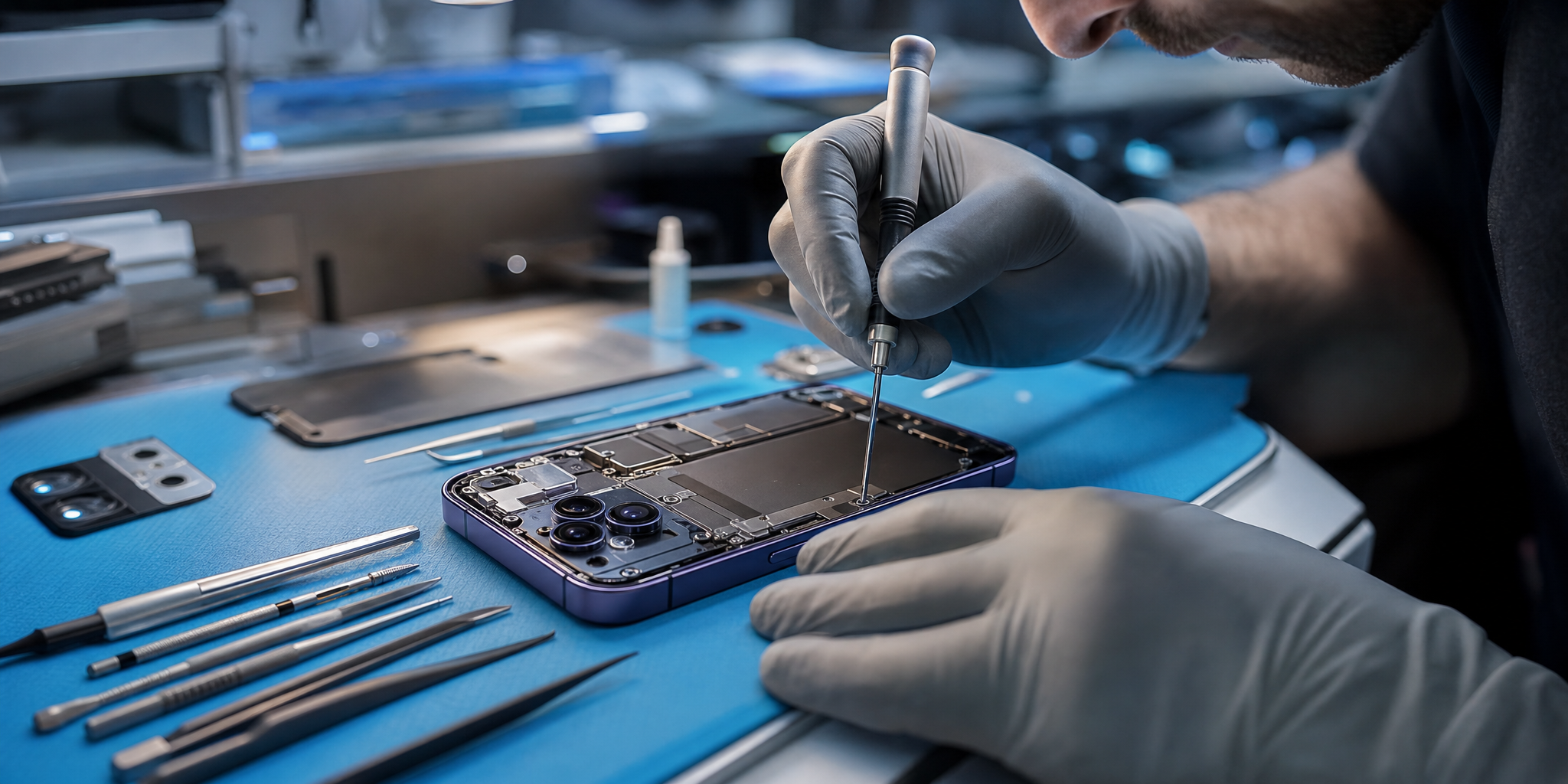 Remplacement du Châssis iPhone 14 Pro : L'Expertise Mobile House à Tourcoing