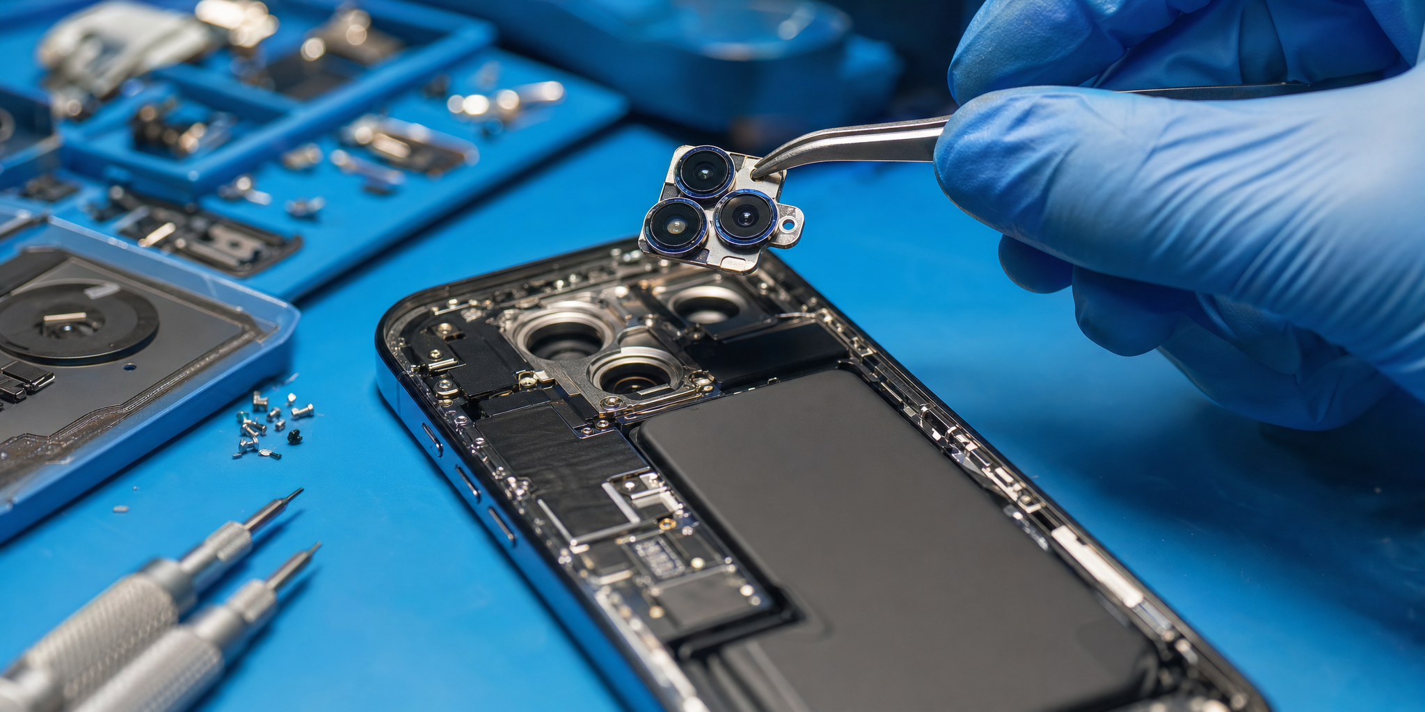 Dépannage iPhone 14 Pro : Changement Rapide de la Caméra Arrière
