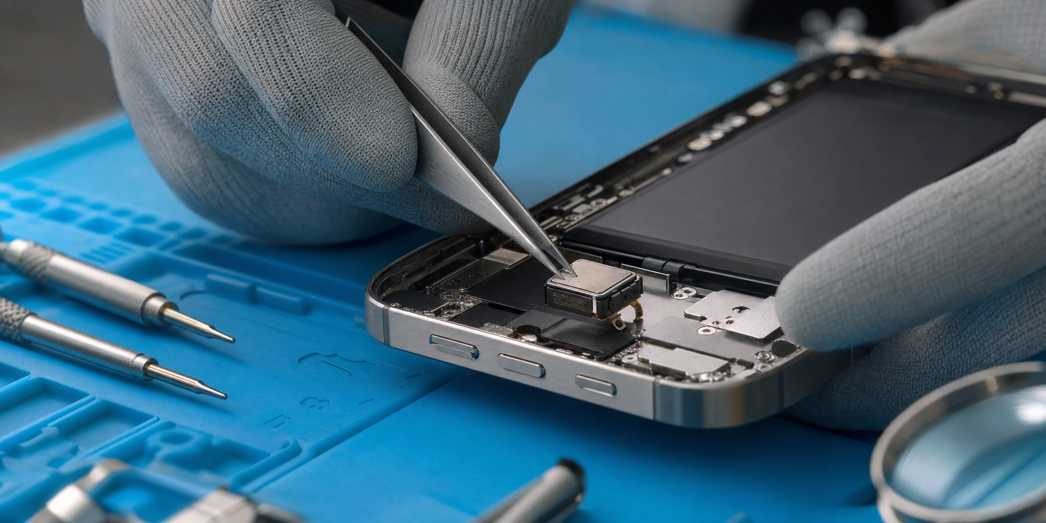 Dépannage iPhone 15 Pro : Remplacement Express du Haut-Parleur à Lambersart