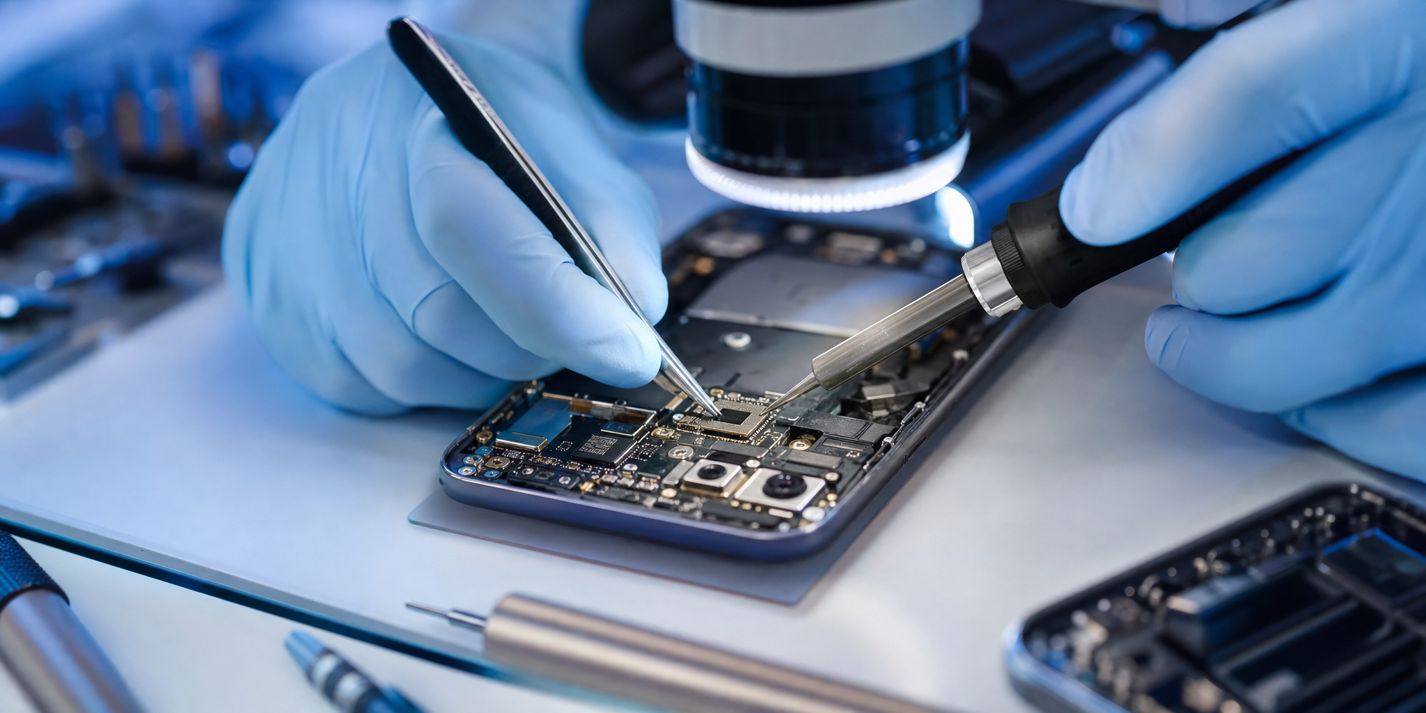 Réparation Face ID iPhone 14 : L'expertise Micro-Soudure Mobile House à Lille Centre