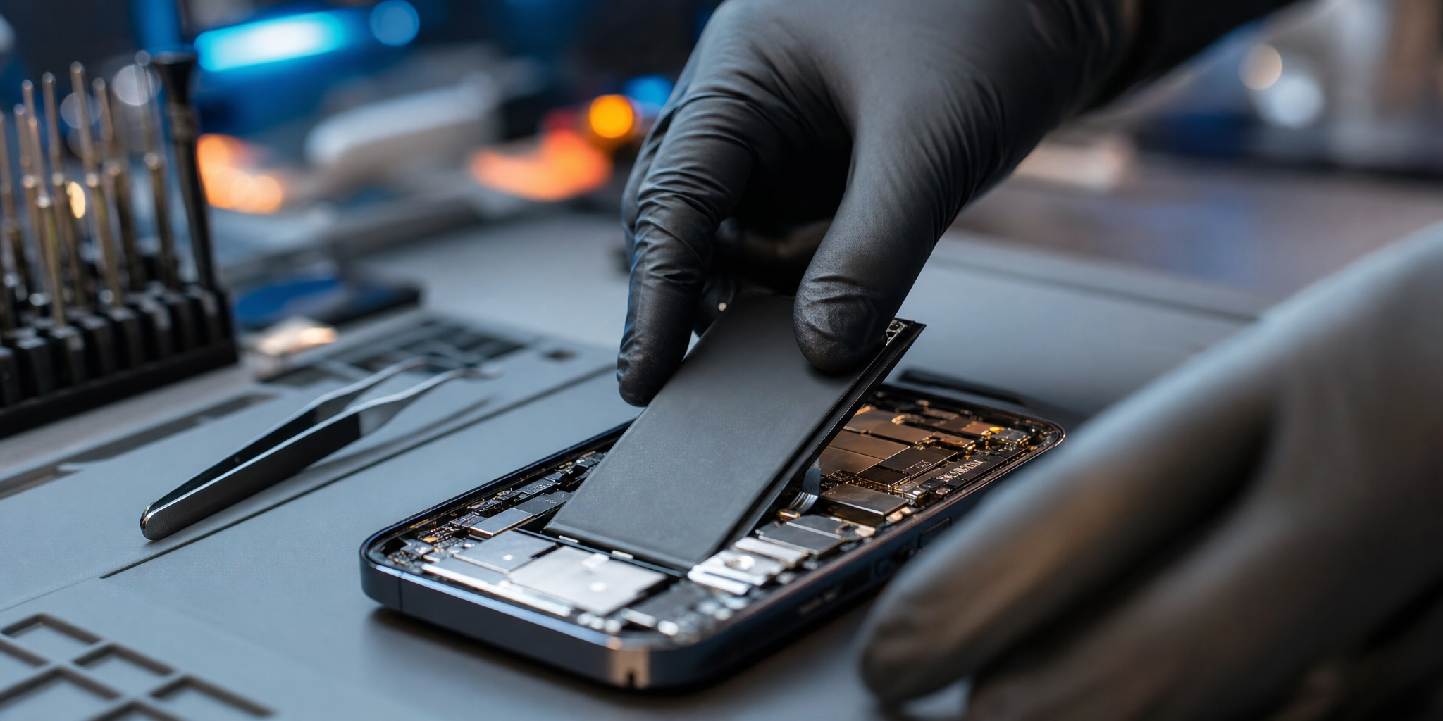 Professionnel iPhone 14 Pro : changement de batterie à Villeneuve-d'Ascq par nos experts