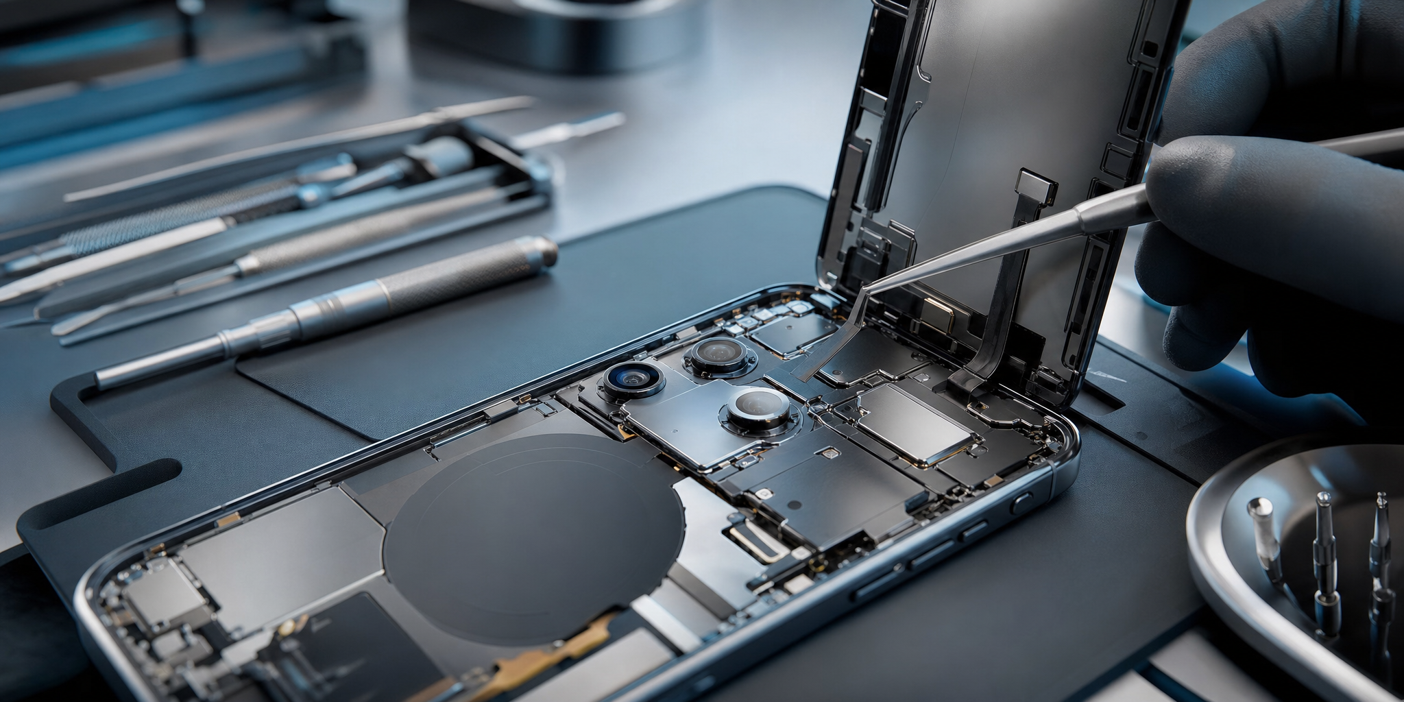 Dépannage iPhone 17 Pro : changement de batterie express à Lille Flandres