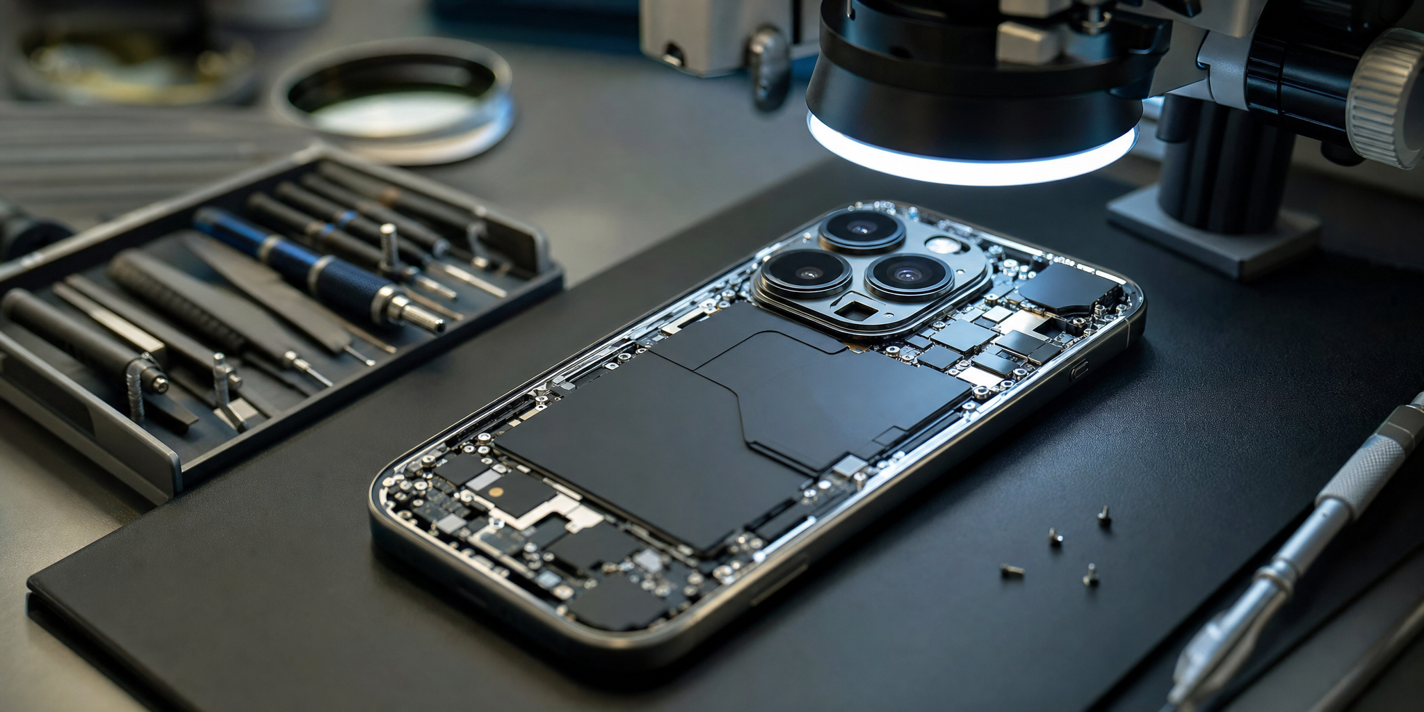 Dépannage iPhone 17 Pro : changement caméra arrière rapide à Loos