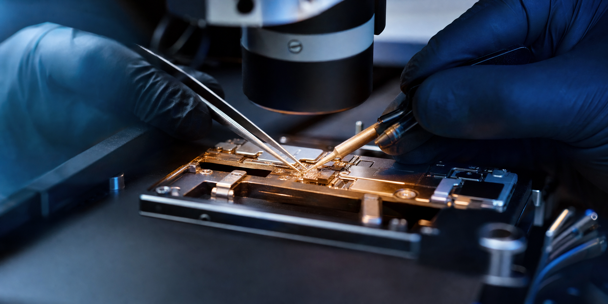 Dépannage iPhone 15 : Réparation par Micro-Soudure Électronique de Précision