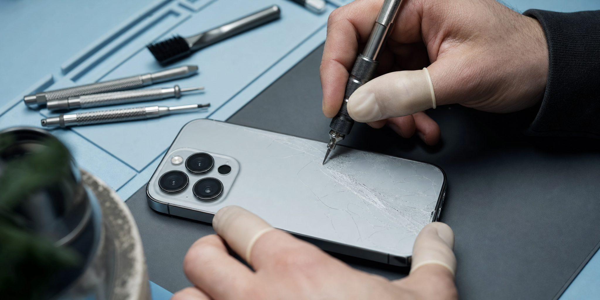 Changement de vitre arrière iPhone 15 à Hellemmes : L'expertise Mobile House