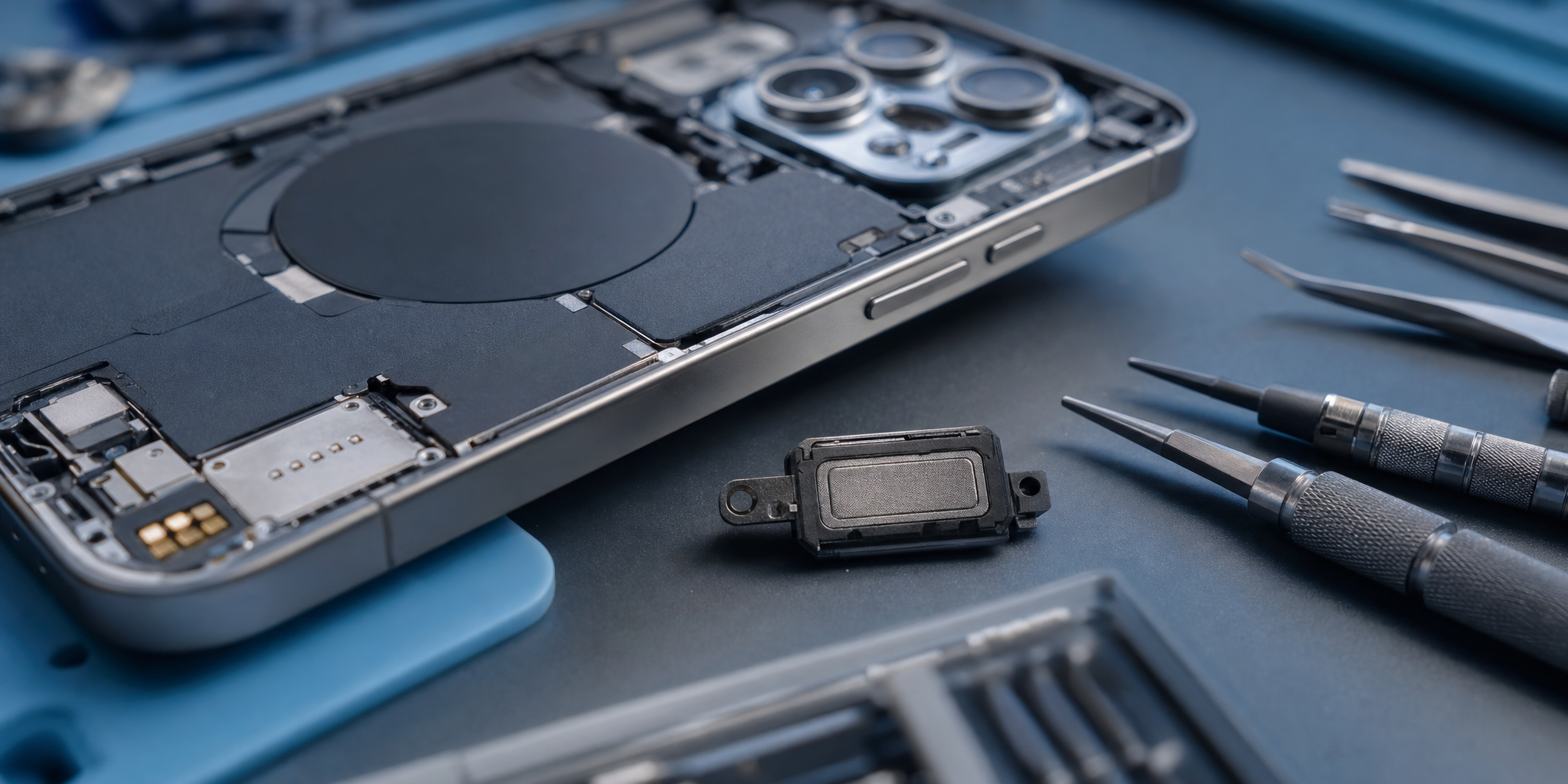 Remplacement du haut-parleur iPhone 15 Pro : Expertise technique Mobile House